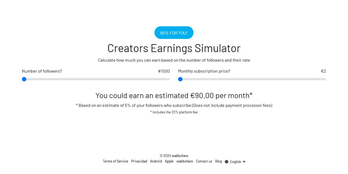 Creator Earnings Simulator.